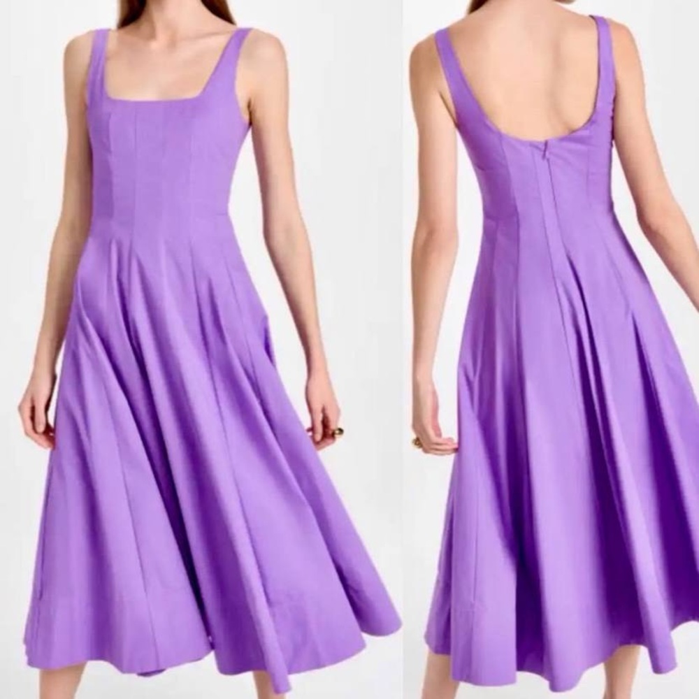 Staud Wells Dress Purple size 0